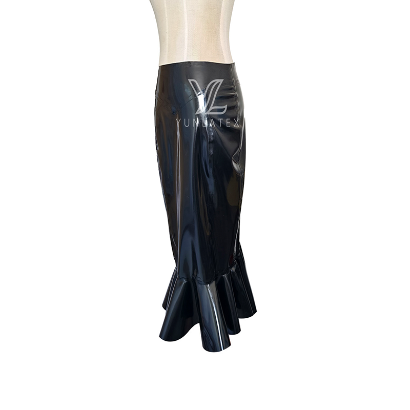 YUNLATEX Elegant Latex Mermaid Skirt