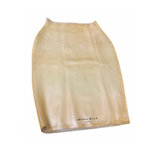 Womens Latex Translucent bodycon skirt