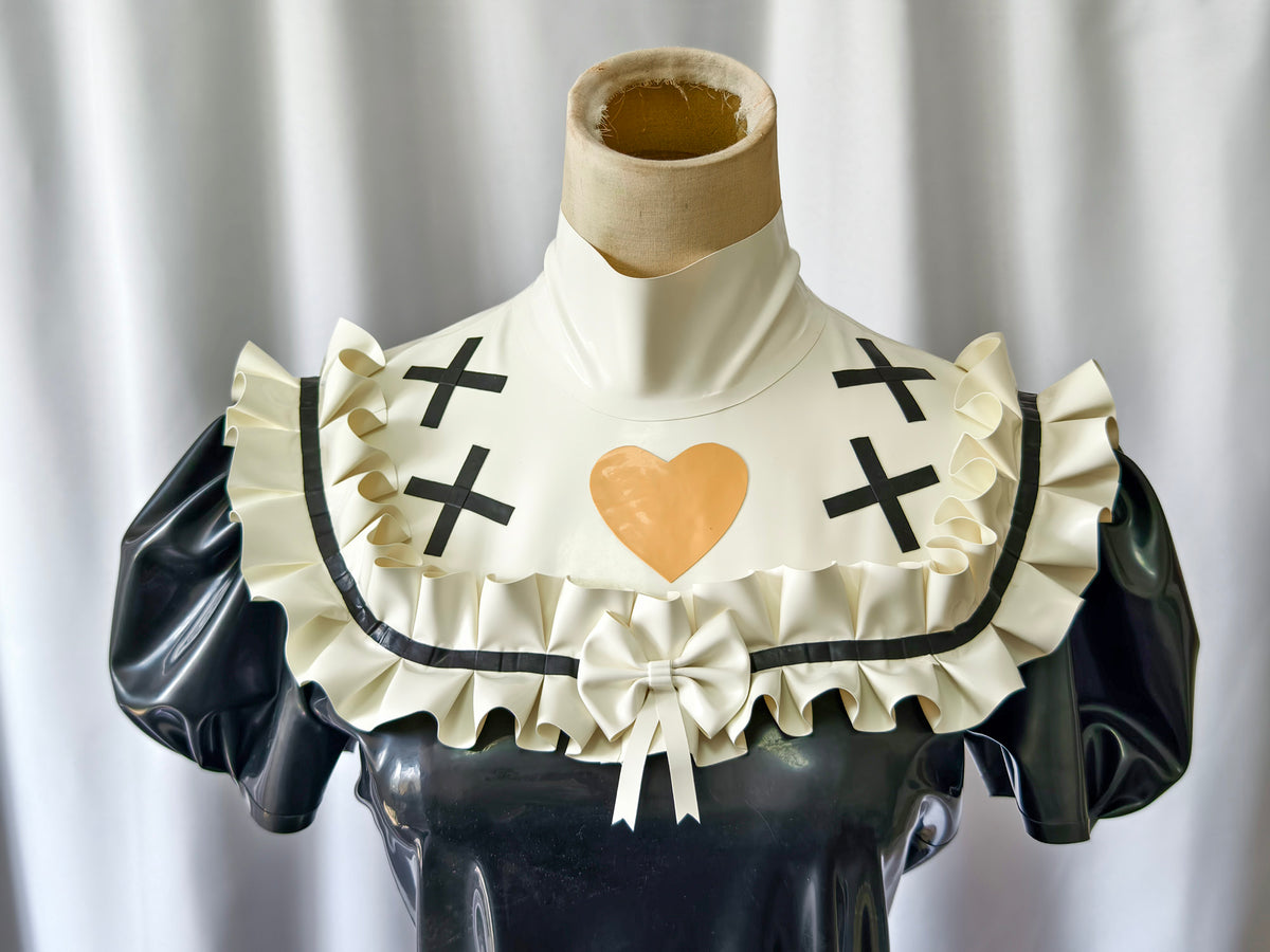 Latex Maid Dress Uniform with Inflatable tail